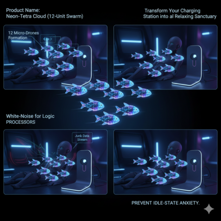 Neon-Tetra Cloud (Ambient Data-Swarm)